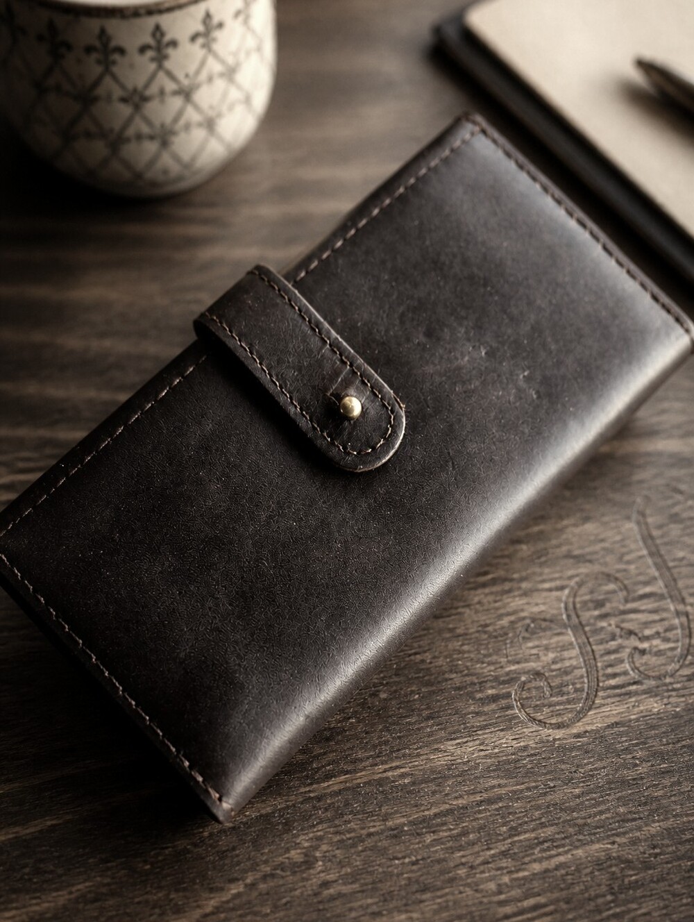 Portland Leather Goods Women's Tri-fold Wallet - Picture 3 of 8